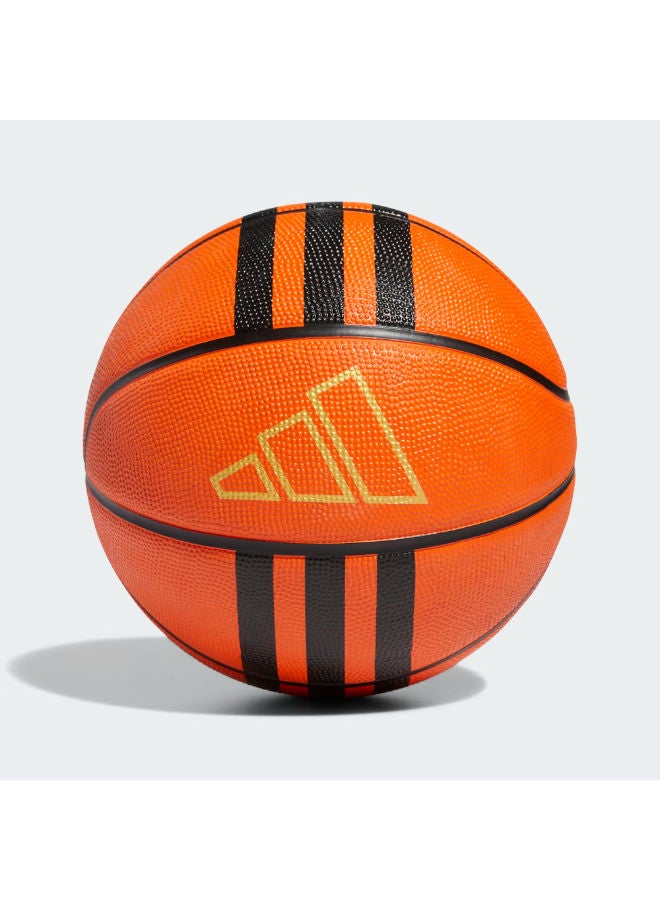 Adidas 3-Stripes Rubber X3 Basketball - Size 6 - Image 1